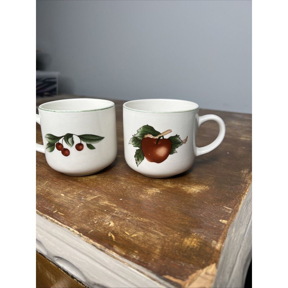 The Cades‎ Cove Collection by Citation 1 Coffee Tea Cup Mug Apples Cherries - Picture 4 of 8